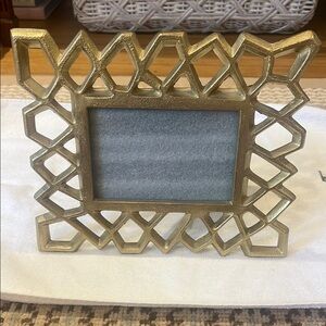Gold Geometric Photo Frame
